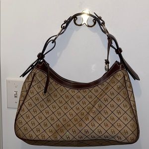 Dooney and Bourke Signature Canvas Shoulder Bag